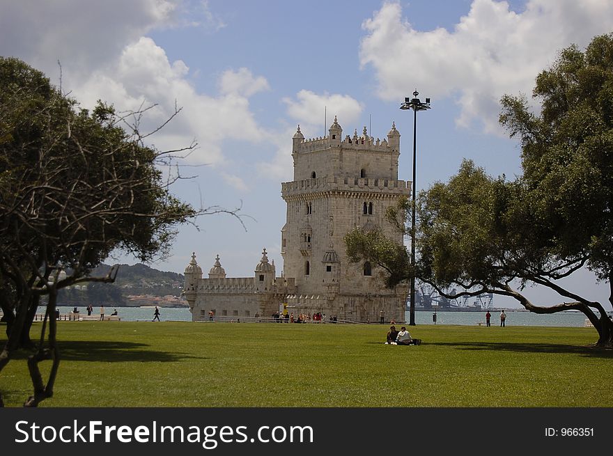 Landscape with tower of belem