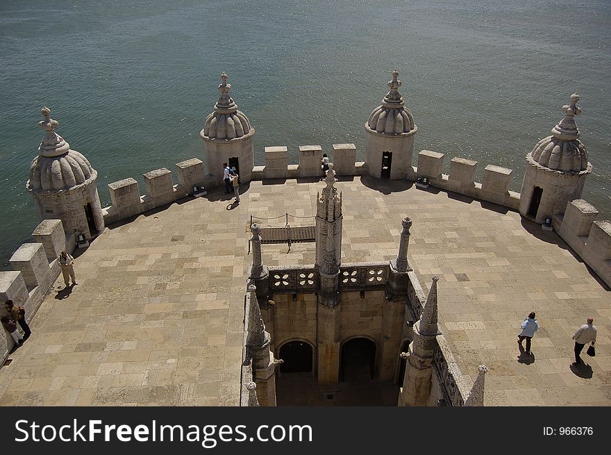 Sea in tower of belem