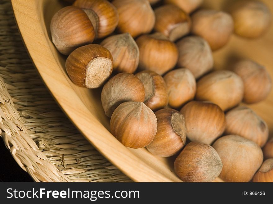 Still-life with hazelnuts