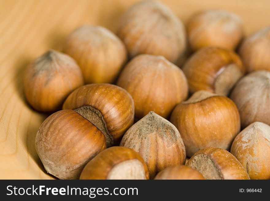 Still-life with hazelnuts