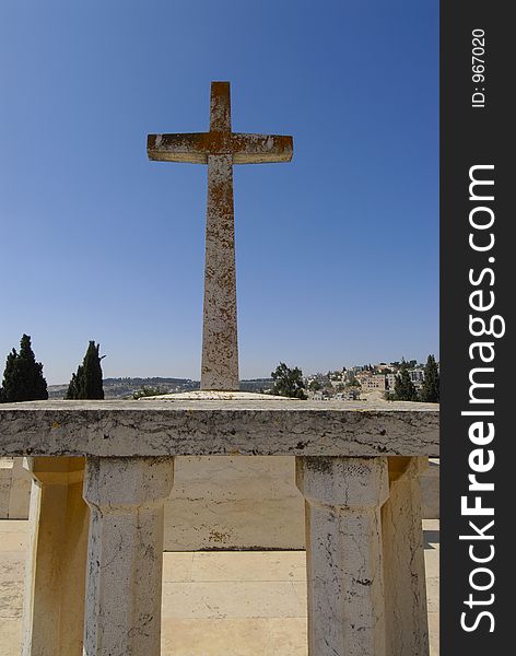 Arab cemetery Jerusalem Israel. Arab cemetery Jerusalem Israel