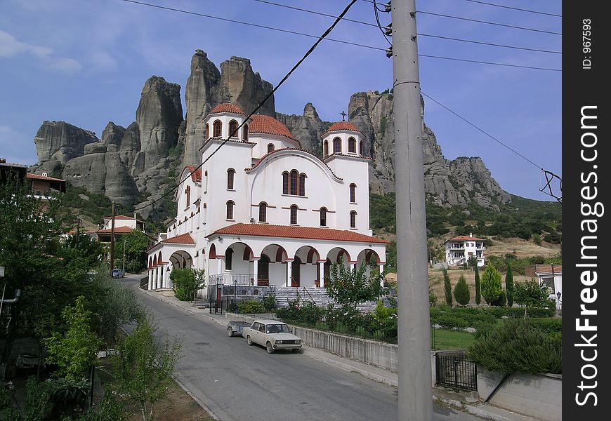 Greek church in Kalambaki (in Greece)