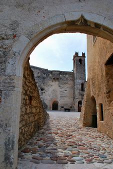 The Medieval Lock. Italy. Royalty Free Stock Photos