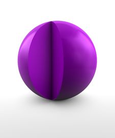 Cut Ball Royalty Free Stock Images Cut Ball Royalty Free Stock Images