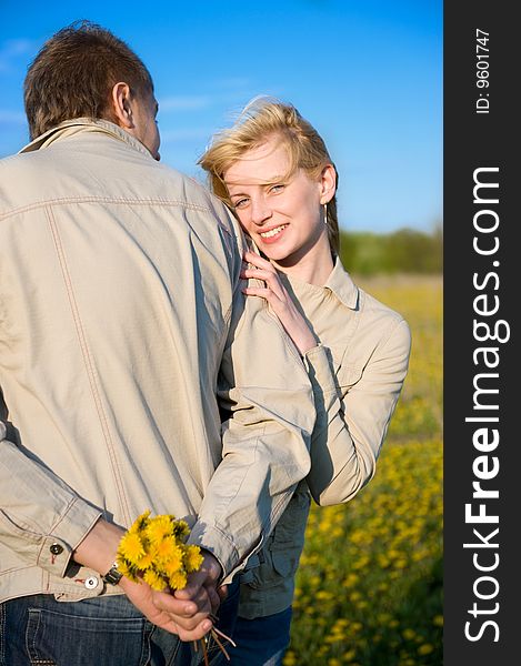 Bouquet Of Dandelions For The Favourite