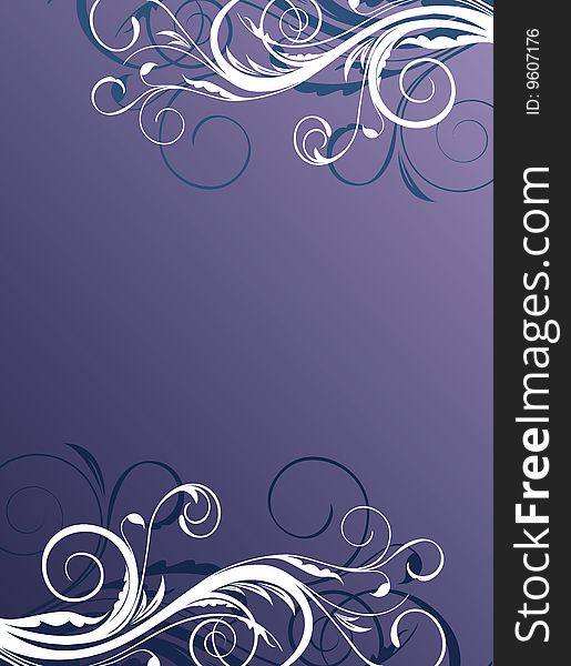 Floral abstraction for design (vector)