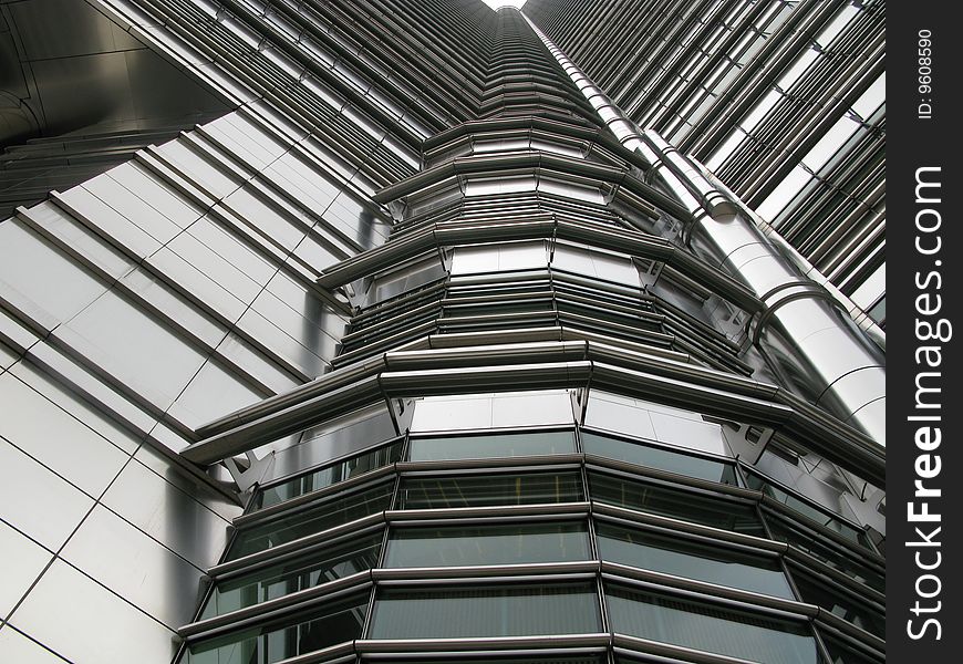 Modern architecture (Petronas Twin towers, Kuala Lumpur)