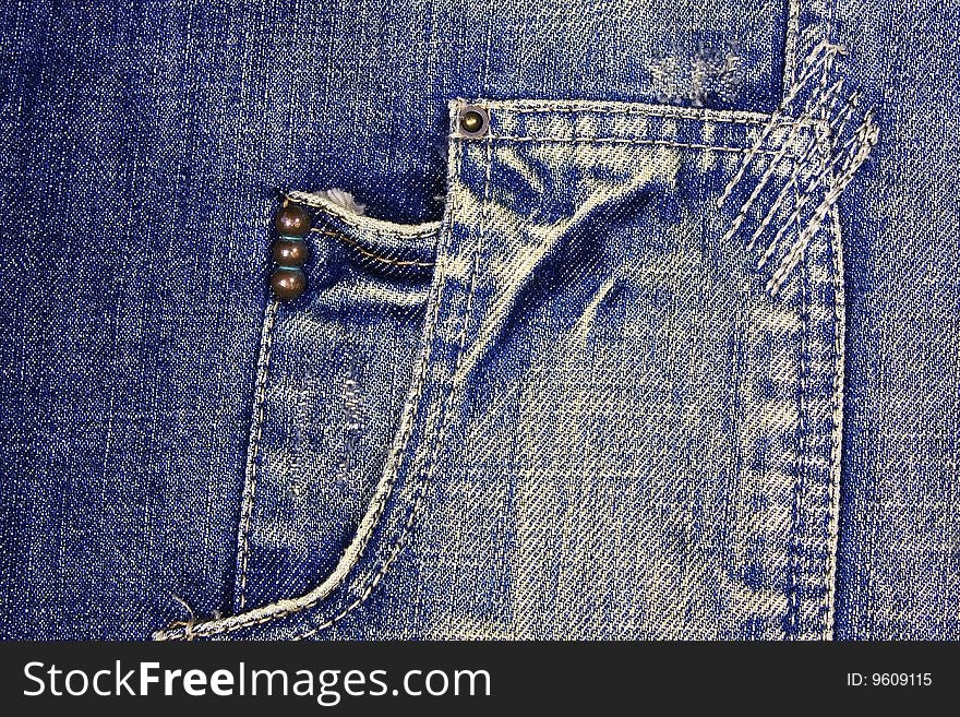 Of a particular garment jeans