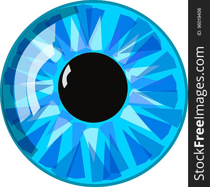 Blue, Aqua, Circle, Eye