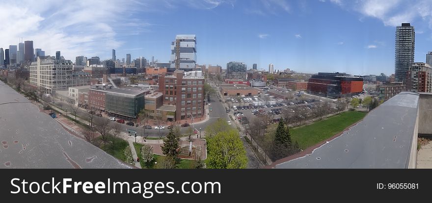 Pano of Toronto&#x27;s skyline, 2016 05 11