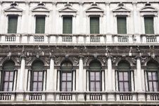Architecture In San Marco Plaza In Venice Royalty Free Stock Photo