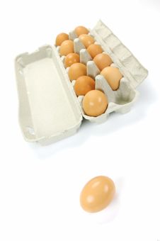 Free Range Eggs Royalty Free Stock Photo Free Range Eggs Royalty Free Stock Photo