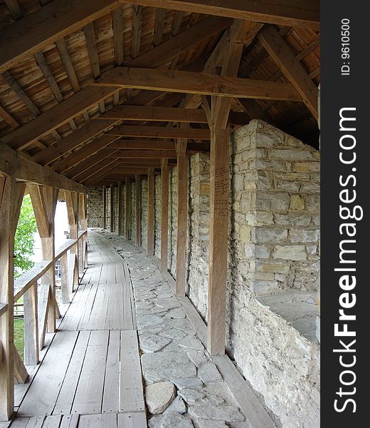 Kamenec-podolskiy Wooded Castle Galery
