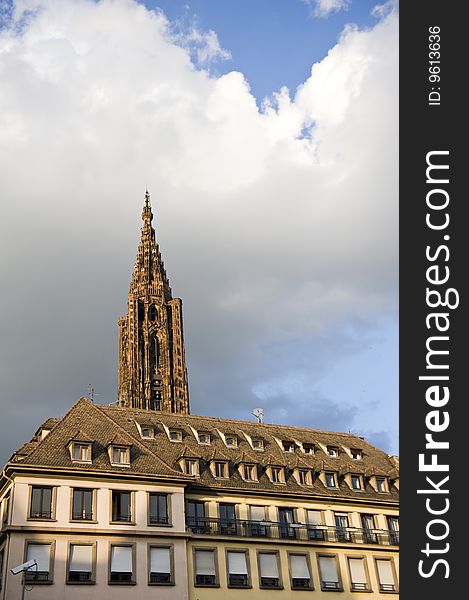 Cathedral in Strasbourg (Alsace/France)