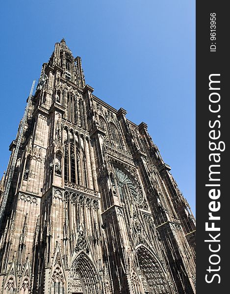 Cathedral in Strasbourg (Alsace/France)