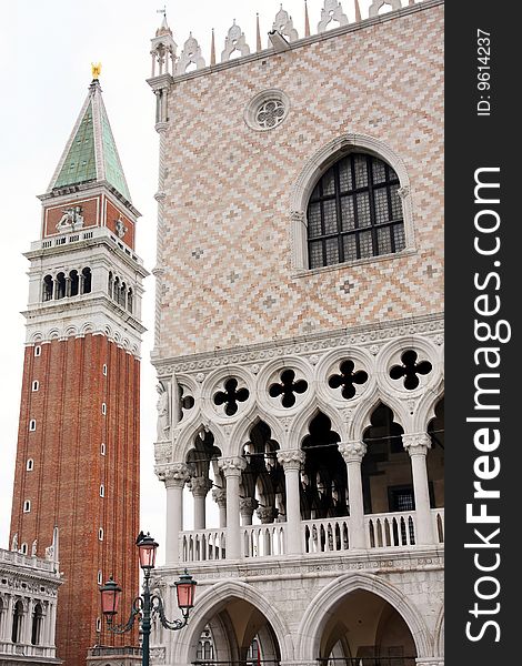 Piazza San Marco and The Doge's Palace in Venice, Italy