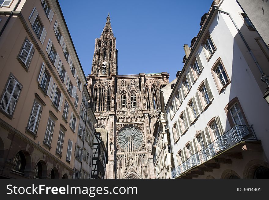 Cathedral In Strasbourg