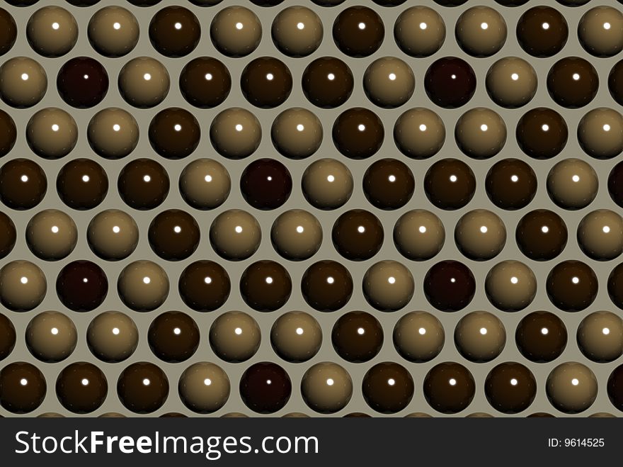 Abstract 3d render of stripes