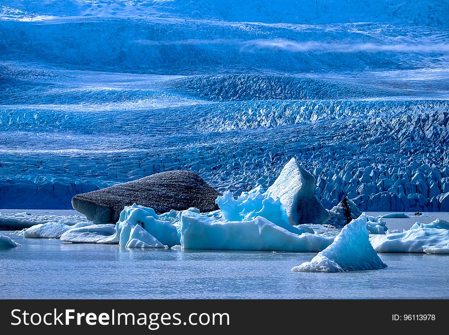 Icy shores