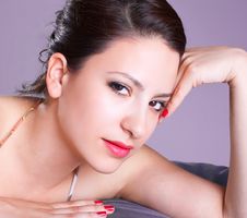 Attractive Young Fashion Model Posing Stock Photo Attractive Young Fashion Model Posing Stock Photo