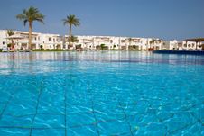 Swimming Pool In Tropical Hotel Royalty Free Stock Photo Swimming Pool In Tropical Hotel Royalty Free Stock Photo