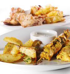Grilled Chicken Royalty Free Stock Photography Grilled Chicken Royalty Free Stock Photography