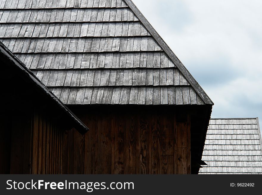 Wooden roof