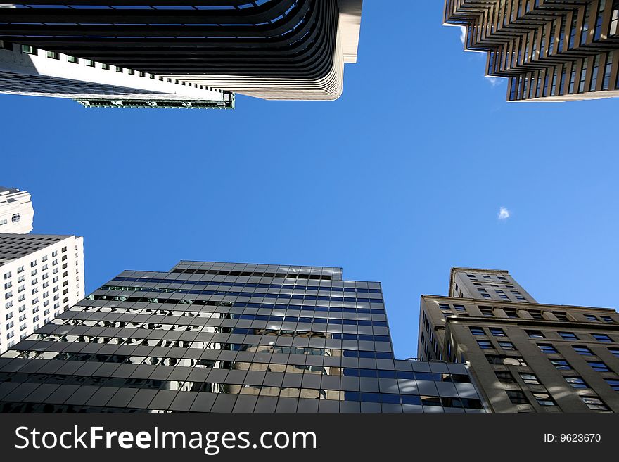 Classical NY - skyscraper in Manhattan