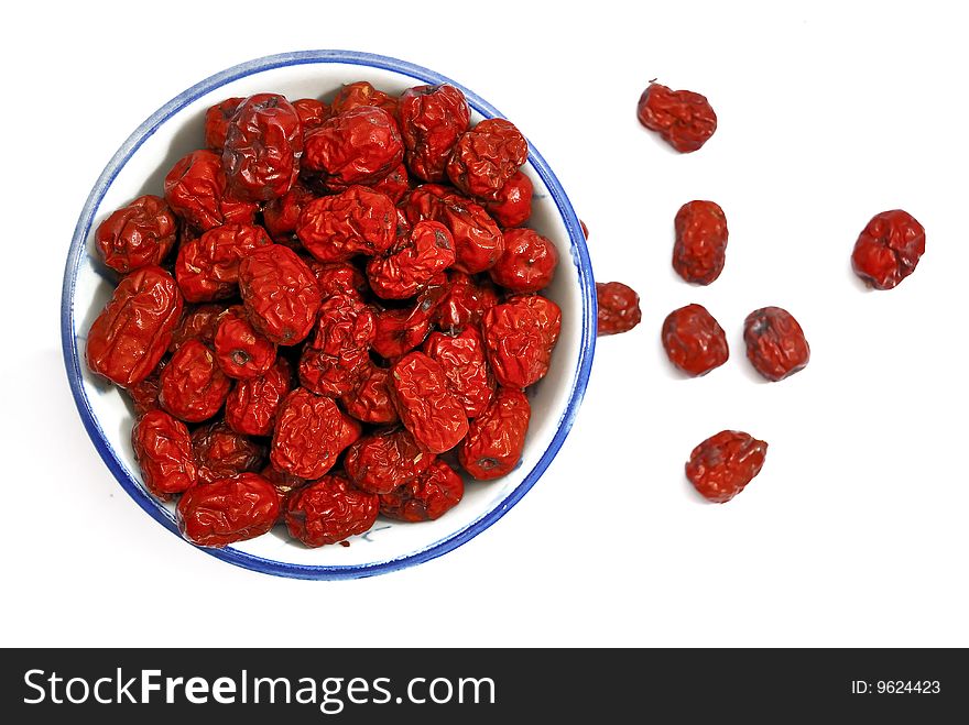 Traditional Chinese Herbs Red Jujube or HongZao. Traditional Chinese Herbs Red Jujube or HongZao