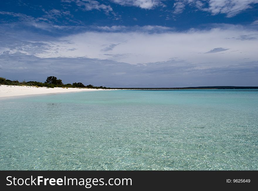Caribbean Coastal view with beautiful turquoise water. Caribbean Coastal view with beautiful turquoise water.