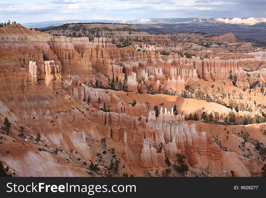 Sunset at the Bryce Canyon
