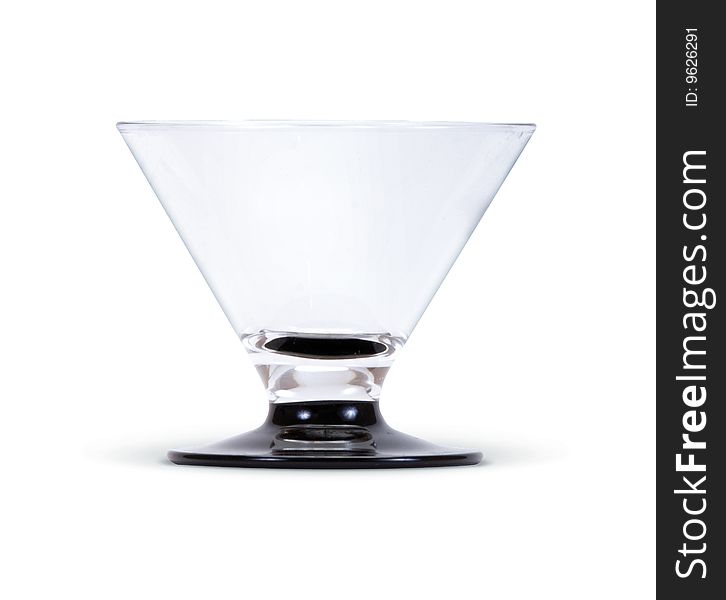 Isolated cocktail glass on white with clipping path. Isolated cocktail glass on white with clipping path