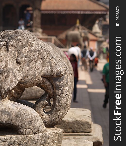 Travel destination scenics in Patan, Nepal