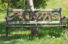 Weathered Park Bench 2 Stock Image Weathered Park Bench 2 Stock Image