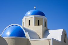 Church From Santorini, Greece Royalty Free Stock Photo