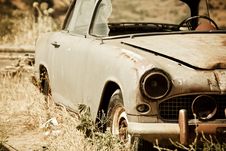 Abandoned Vintage Car Royalty Free Stock Photo Abandoned Vintage Car Royalty Free Stock Photo