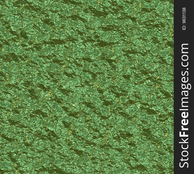 Green Metallic Surface