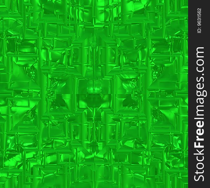 Neon green glass background, tiles seamless as a pattern