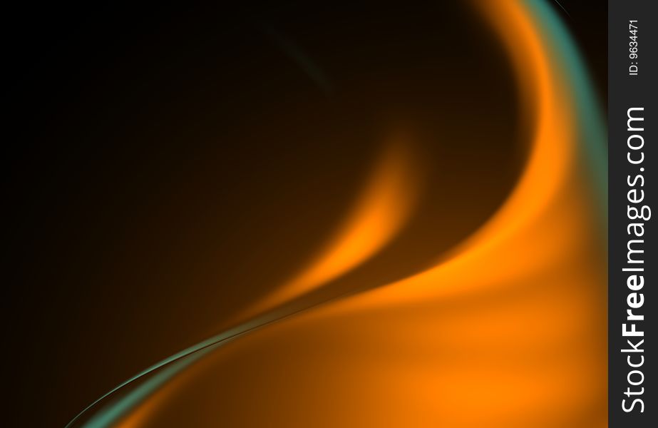Style design dark background with orange colour