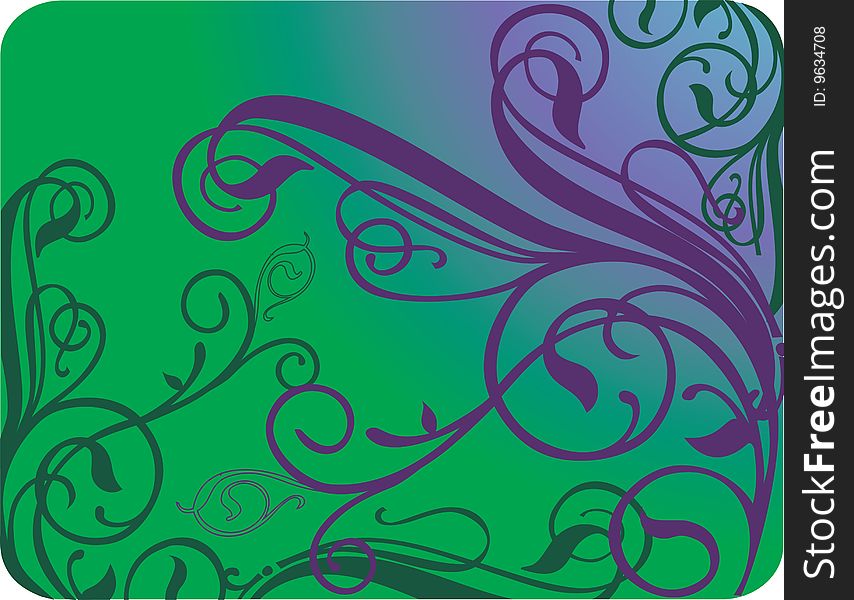 Banner illustration, ornate element. 4