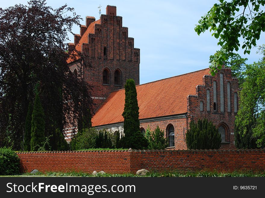 Old church near Copenhagen, build around 1187