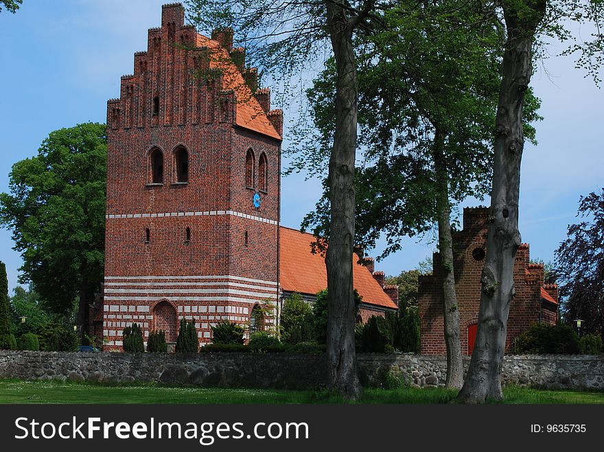 Old church near Copenhagen, build around 1187