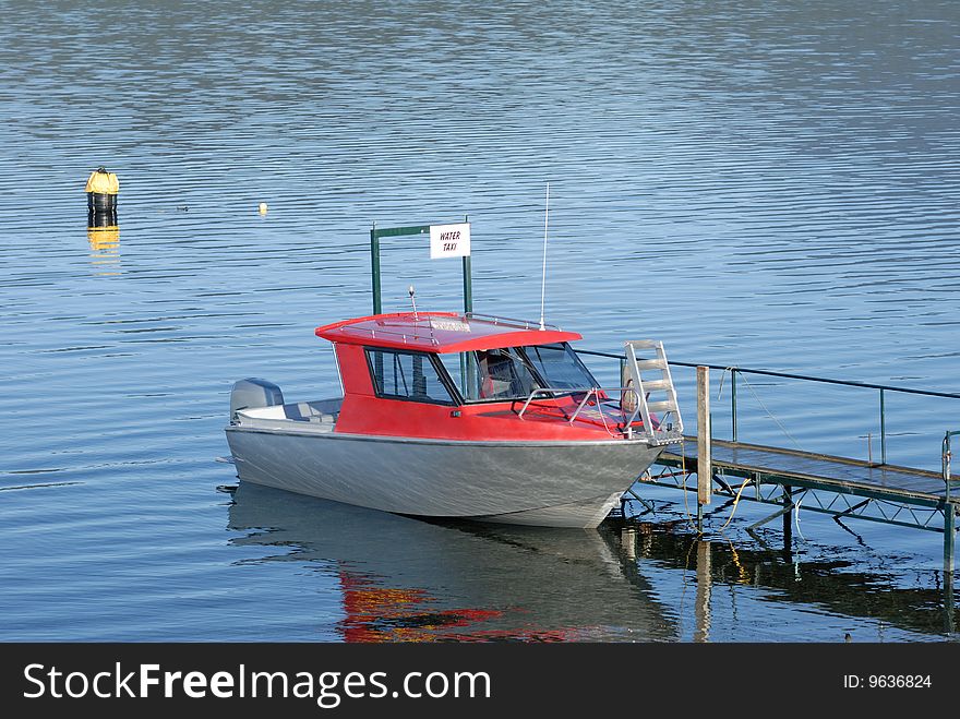 Speed Boat At The Jetty