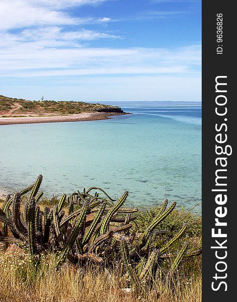 Beach of La Balandra in Baja California, Mexico