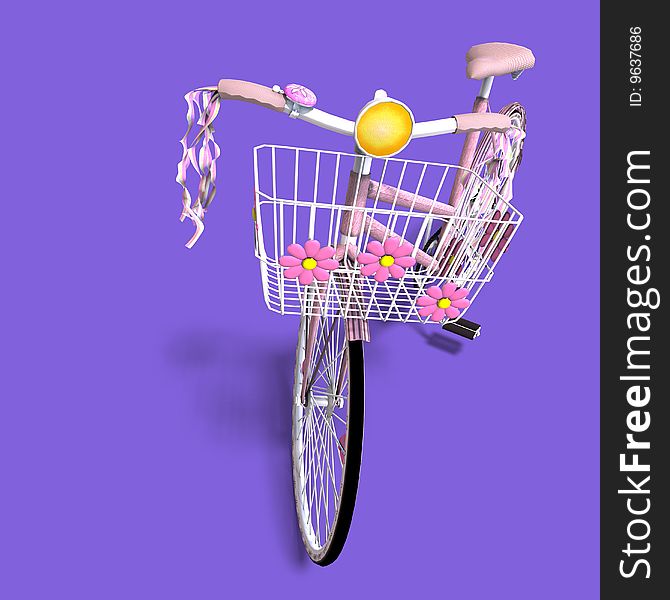 Rendering of a beautiful bike with Clipping Path and shadow. Rendering of a beautiful bike with Clipping Path and shadow