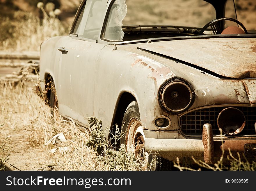 Abandoned Vintage Car