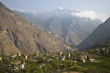 Village In Mountains Stock Photography Village In Mountains Stock Photography