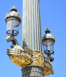 Lamppost, Paris Stock Photo Lamppost, Paris Stock Photo