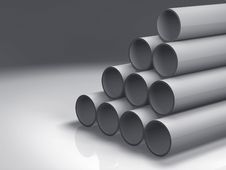 Steel Pipes. Stock Photography Steel Pipes. Stock Photography