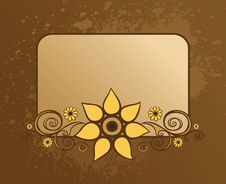 Frame With Floral Design Element Stock Photos Frame With Floral Design Element Stock Photos